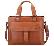 Light Nature Aktentasche Leder 38 cm hell