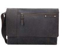 Vintage Revival Messenger Leder Laptopfach brown