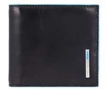 Blue Square Geldbörse Leder 10 cm black