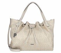 Safi Beuteltasche Leder 30 cm champagner