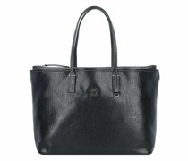 TH Monoplay Leather Shopper Tasche 35 cm black