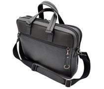 Boston Aktentasche Leder 39 cm Laptopfach black