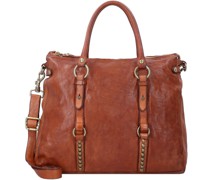 Handtasche Leder cognac