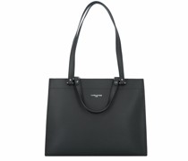 Pur & Element City Handtasche Leder noir-in-ch