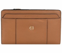 Circle Geldbörse RFID Leder 15, tan