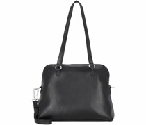 Winwick Schultertasche Leder 34 cm black