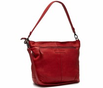 Bolivia Schultertasche Leder 32 cm red