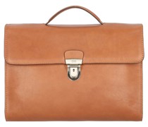 Toscana Aktentasche Leder 38 cm camel