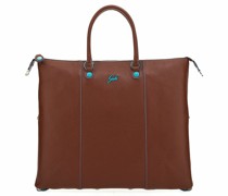 G3 Plus L Handtasche Leder cuoio scuro