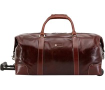 Oxford 2-Rollen Reisetasche RFID Leder 55 cm tobacco2