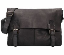 Yamal Aktentasche Leder 44 cm dark ash