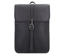 Carisma Rucksack RFID Leder 41 cm Laptopfach black