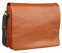 Hamburg Messenger Leder 38 cm Laptopfach cognac