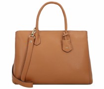 Adria Shopper Tasche Leder 41 cm Laptopfach cuoio