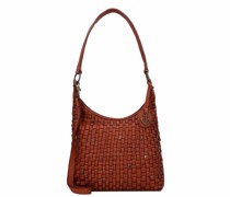 Soft Weaving Tuula Umhängetasche Leder 29 cm charming cognac