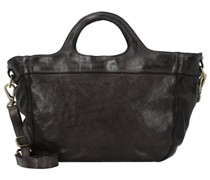 Handtasche Leder 42 cm grigio