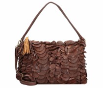 Nussdorferstrasse 4 Schultertasche Leder espresso