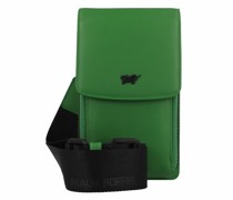 Capri Mini Bag Umhängetasche Leder 10 cm grün
