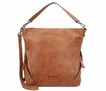 Nelson 5 Schultertasche Leder 35 cm cognac