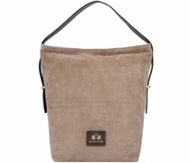 Adele Schultertasche Leder 38 cm taupe