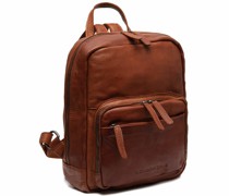 Luzern Rucksack Leder 30 cm cognac