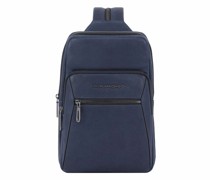 Rhino Umhängetasche Leder 20 cm night blue