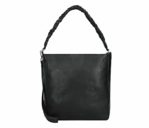 Edmonton Schultertasche Leder 29 cm black