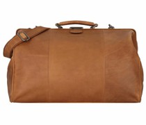 Corfu Weekender Reisetasche Leder 52 cm cognac