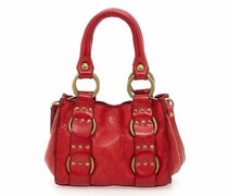 Handtasche Leder 17 cm rosso