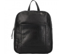 Lugano City Rucksack Leder black
