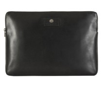 Texas Laptophülle RFID Leder 36 cm black