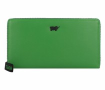 Capri Geldbörse RFID Leder 19 cm grün