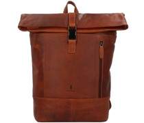 Montreal 6 Rucksack Leder 44 cm Laptopfach cognac