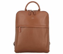 Uppsala Cuir Rucksack Leder 34 cm Laptopfach caramel