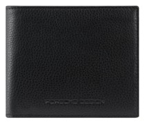 Business Geldbörse RFID Leder 12.5 cm black
