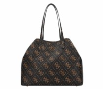 Vikky Shopper Tasche brown logo