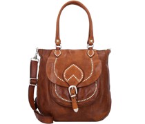 Handtasche Leder cognac