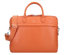 Uppsala Aktentasche Leder 39 cm Laptopfach terracotta