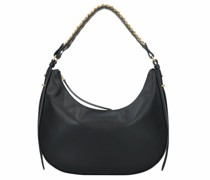 Aria L Schultertasche Leder noir