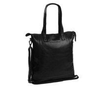 Antique Buff Darwin Schultertasche Leder Laptopfach