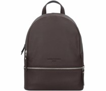Alita City Rucksack Leder chocolate plum