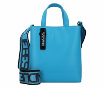 Paper Bag Carter Handtasche S Leder horizon blue