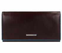 Blue Square Geldbörse Leder mahogany