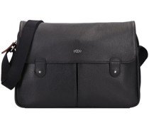 Uppsala Aktentasche Leder 36 cm noir