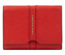 Ray Geldbörse RFID Schutz Leder cherry red