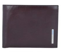 Blue Square Geldbörse Leder 12,5 cm mahagonie