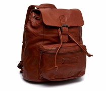 Mick Rucksack Leder 30 cm cognac
