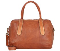 Handtasche Leder cognac