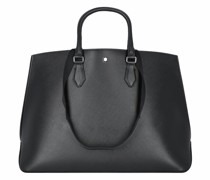 Sartorial Shopper Tasche Leder 48 cm black