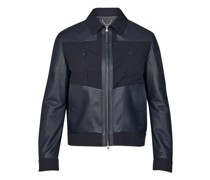 Jacke aus verschiedenen Lederarten